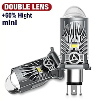 Подвійна LED лінза H4 Terra M01P mini, 84 Вт, 12-80 В, світловий чип 3570