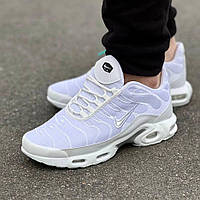 Мужские кроссовки Nike Air Max Plus TN White/Metallic Silver 44