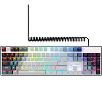 Ігрова клавіатура LORGAR Azar 514 RGB EN/UA Wired (LRG-GK514W-UA) Білий