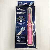 Электрическая зубная щетка аккумулятор Shuke SK-601 розовая | Ультра звуковая зубная щетка | DV-329 Щетка