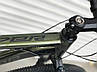 Велосипед алюмінієвий гірський TopRider-680 24" рама 14" хакі + крила у подарунок!, фото 4