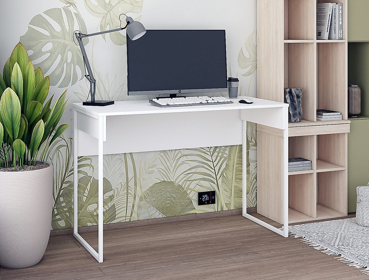 Стіл письмовий "Барт Лайт" 120х55х78 см. Білий, фото 1