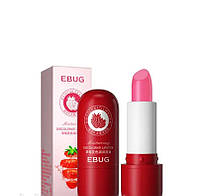 Бальзам для губ Strawberry Discolorati Listick с экстрактом клубники (3,8 г) розовый оттенок.