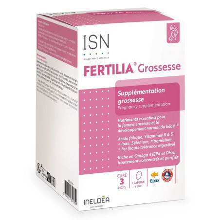 Ineldea Фертилія Вагітність / FERTILIA GROSSESSE - 90 капсул, Sante Naturelle