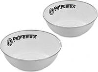 Набір мисок емальованих Petromax Enamel Bowls 0,5 л Білий (2 шт.) (px-bowl-w)
