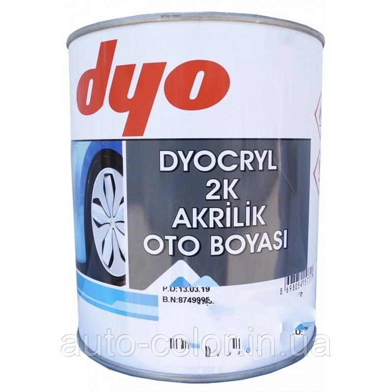 Акрилова фарба Dyo Mazda SQ яскраво червона 1.0 л.