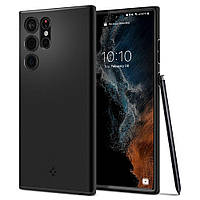 Чохол Spigen для Samsung Galaxy S22 Ultra — Thin Fit, Black (ACS03911)