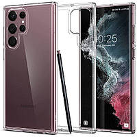 Чохол Spigen для Samsung Galaxy S22 Ultra - Ultra Hybrid, Crystal Cleare (ACS03918)