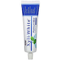 Отбеливающая зубная паста-гель XyliWhite Solutions NOW Foods Platinum Mint Освежающая м'ята 181 г Освежающая м'ята