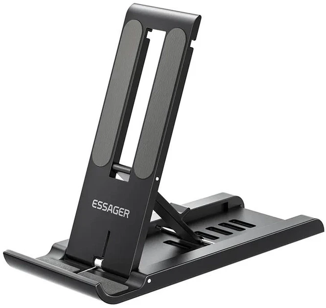 Тримач підставка Essager настільна для телефона Sailing Desktop Phone Holder Black (EZJZM-FC01), фото 1