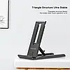 Тримач підставка Essager настільна для телефона Sailing Desktop Phone Holder Black (EZJZM-FC01), фото 4