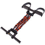 Еспандер багатофункціональний для пресу з упорами для ніг Zelart 35LB FI-7836-35, фото 2