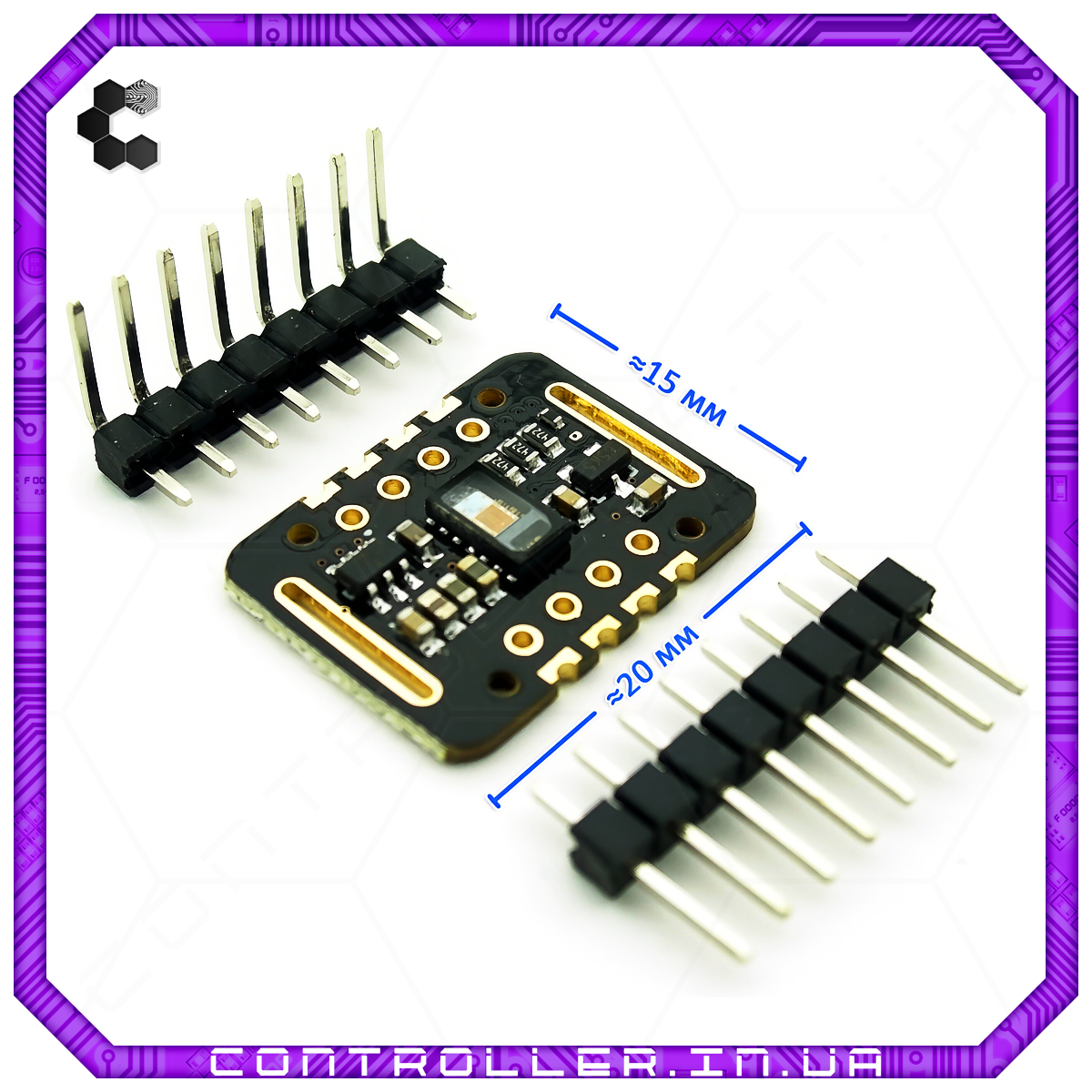 Датчик пульсу та рівня SpO2 MAX30102 I2C