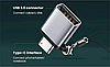Адаптер перехідник OTG Ugreen USB Female to Type-C Male Silver (US270), фото 4