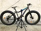 Велосипед для бездоріжжя Crosser Fat Bike 26" обладнання Shimano дискові гальма сталева рама 16,5", фото 3