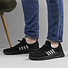 Кросівки чоловічі сітка чорні, фото 8