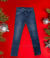 Мужские молодежные джинсы скини 5166 Blackzi р30,31,32, синие