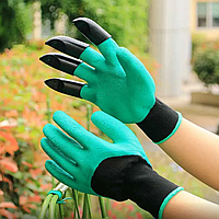 Садовые перчатки с когтями Garden Genie Gloves