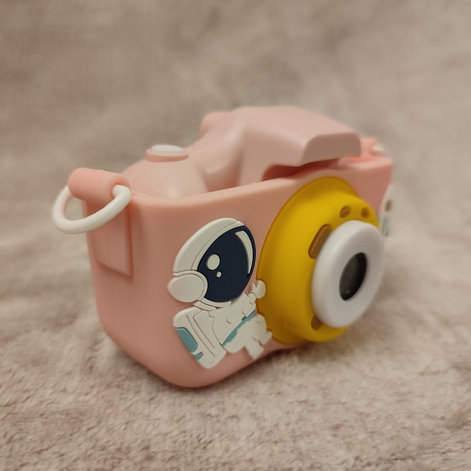 Цифровий дитячий фотоапарат у пластиковому корпусі з чохлом, дисплеєм 2.0 з функцією відеозйомки Li 1 ART-0188