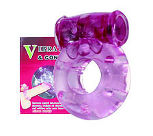 Кільце на пінис Vibro ring — pink
