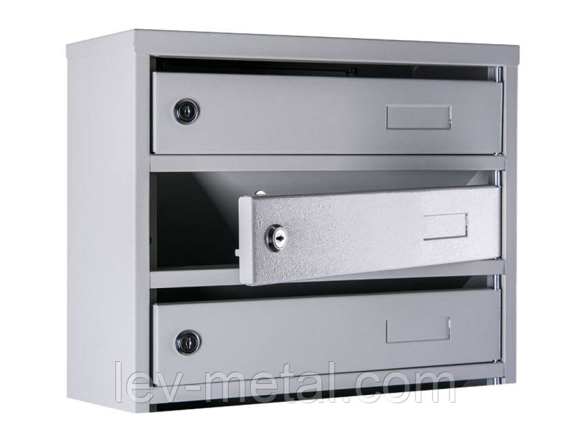 Ящик почтовый многосекционный ЯП-6М (серый) - фото 3 - id-p2140183460