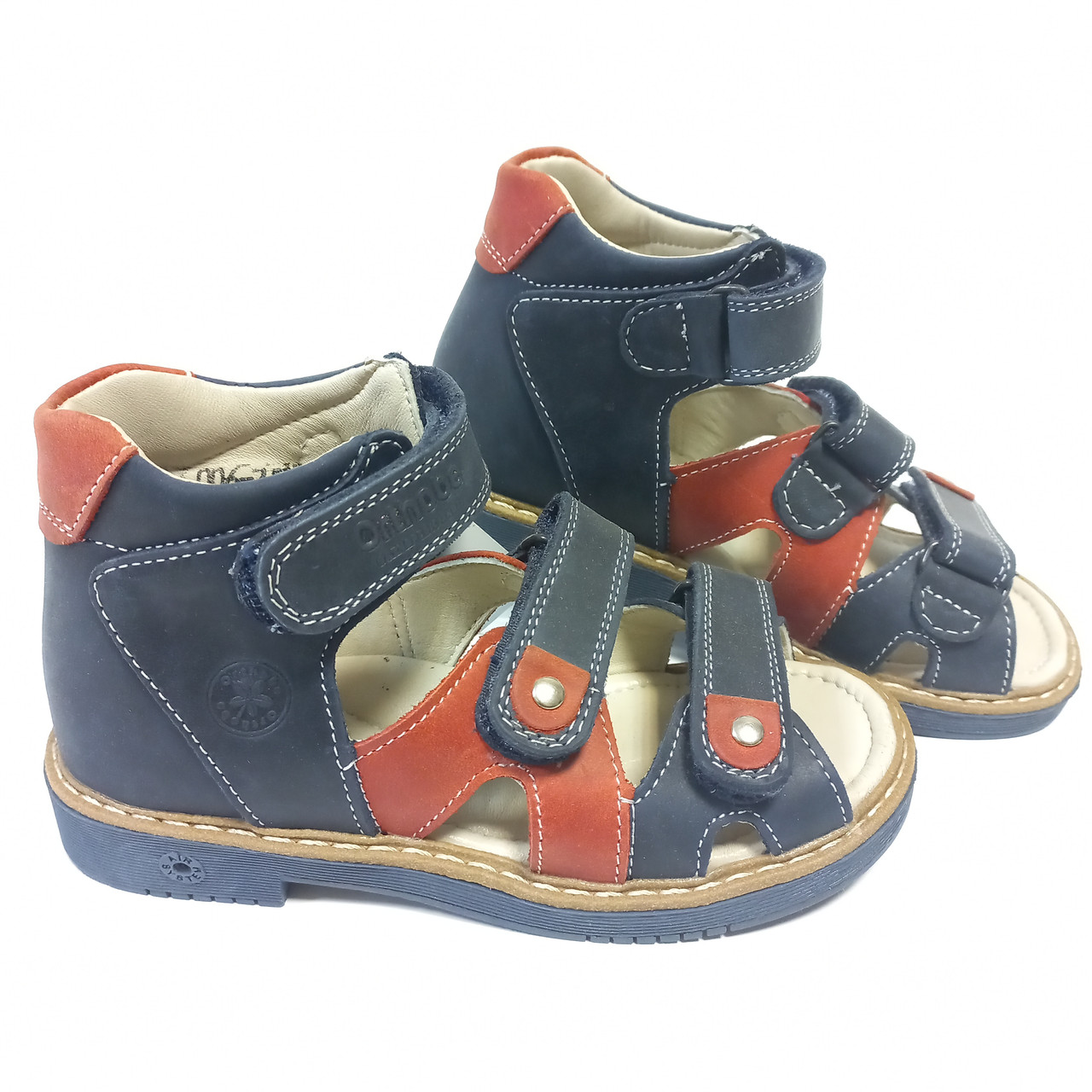 Ортопедичні сандалі для хлопчика 006-1-BRed-29, фото 1