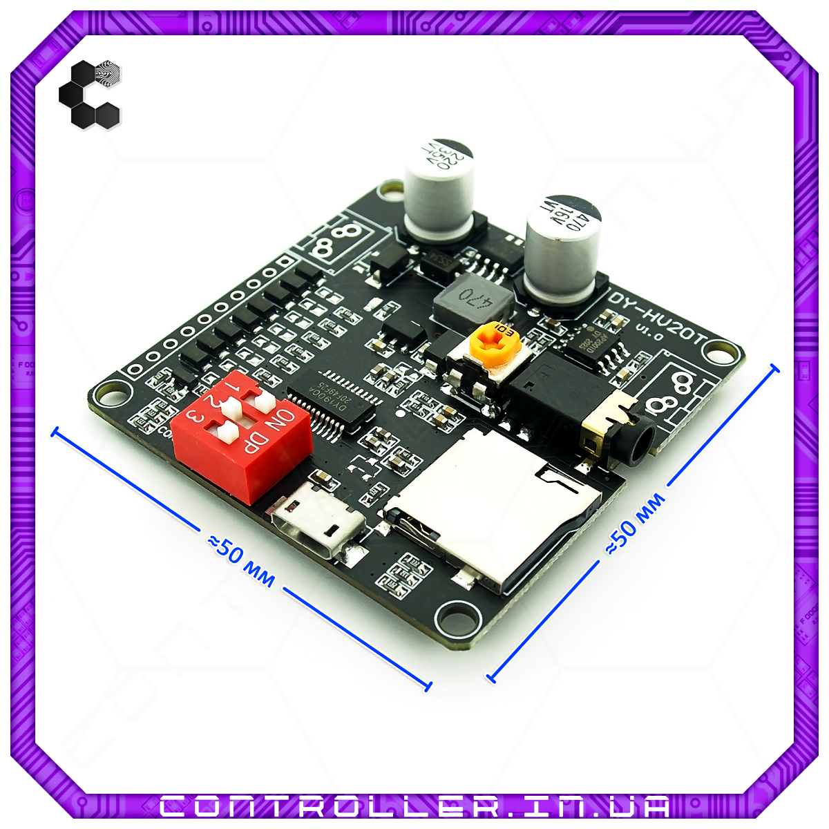 Модуль MP3 DY-HV20T SD, фото 1