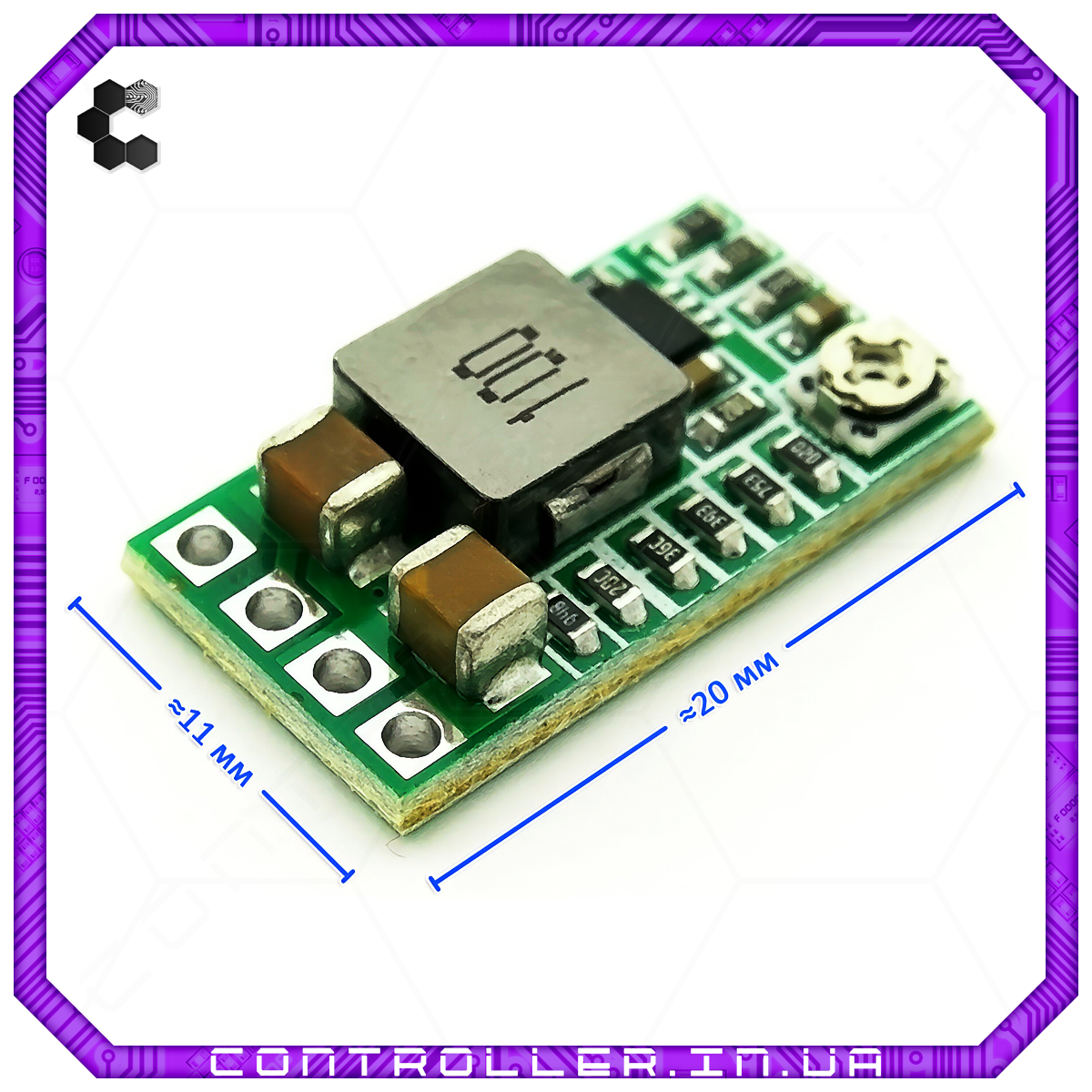 Перетворювач знижувальний HW-613 DC-DC MINI 3А