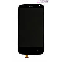 Дисплей HTC Desire 500, 506e Z4 с сенсором (тачскрином) черный