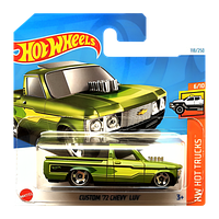 Машинка Базовая Hot Wheels Custom '72 Chevy LUV Hot Trucks 1:64 HTC33 Green