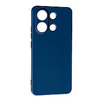 TPU чехол Smitt накладка бампер для Xiaomi Redmi Note 13 (4G) Dark Blue