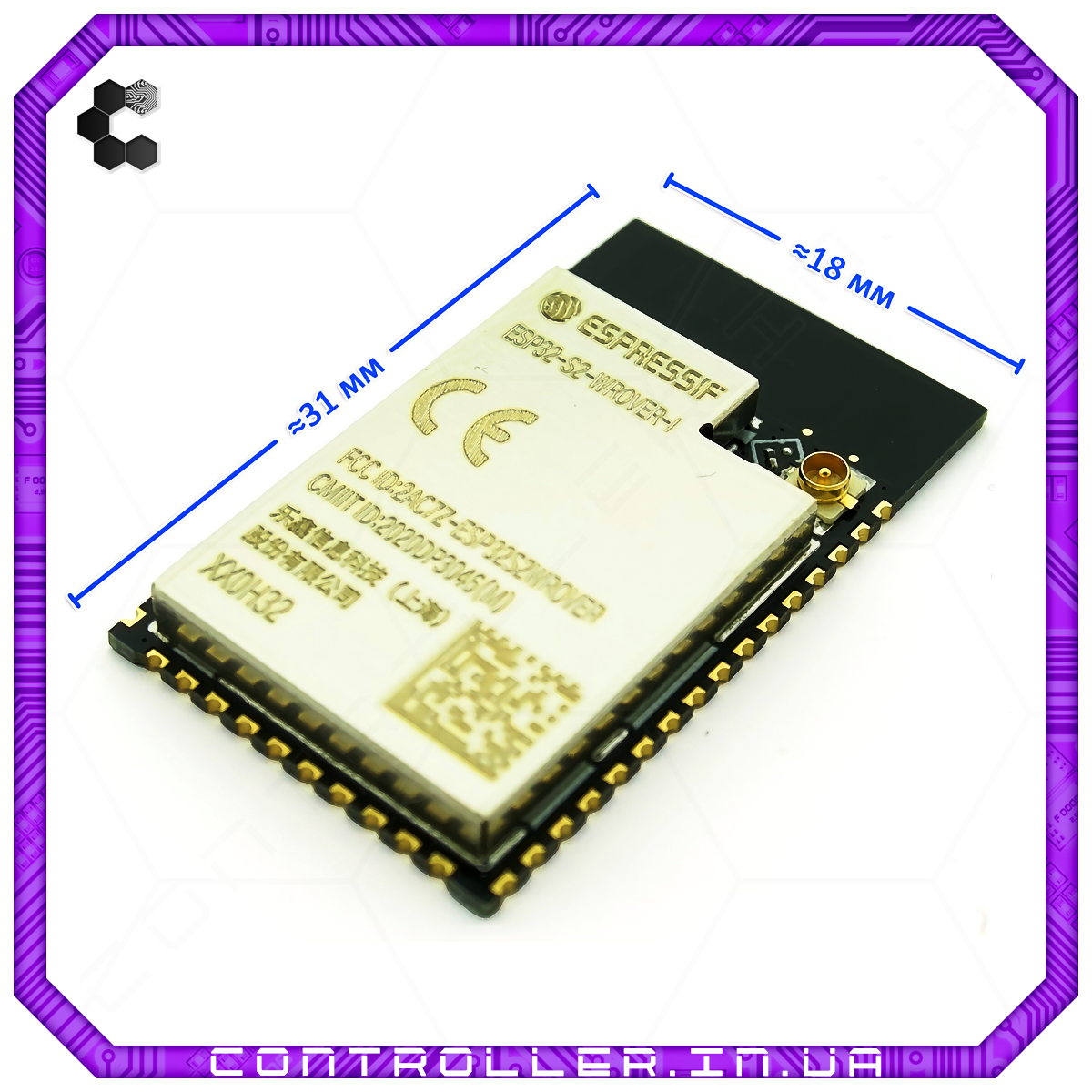 Модуль ESP32-S2-WROVER-I Wi-Fi, фото 1