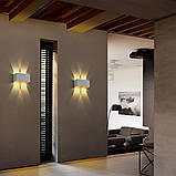 Dr.lazy Світлодіодний настінний світильник Алюміній 20 Вт Внутрішній світлодіодний настінний світильник 120° Регульований вгору, фото 2