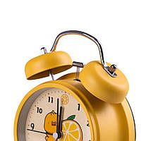 Годинник будильник Clock дитячий, настільний годинник з будильником
