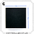 Радіатор алюмінієвий 14х14х8мм чорний, фото 4