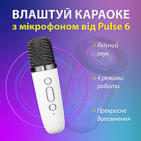 Колонка bluetooth портативна бездротова Pulse 6 із мікрофоном 10 Вт водонепроникна з аккумулятором