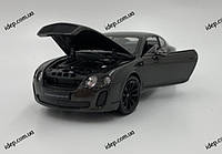 Model from Welly Bentley Continental Supersports, 1:24 scale, чорний, вік 3+