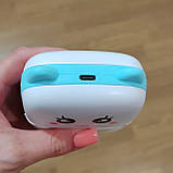 Мобільний міні принтер дитячий ручний міні принтер для наклейок маленький термопринтер дитячий, фото 5
