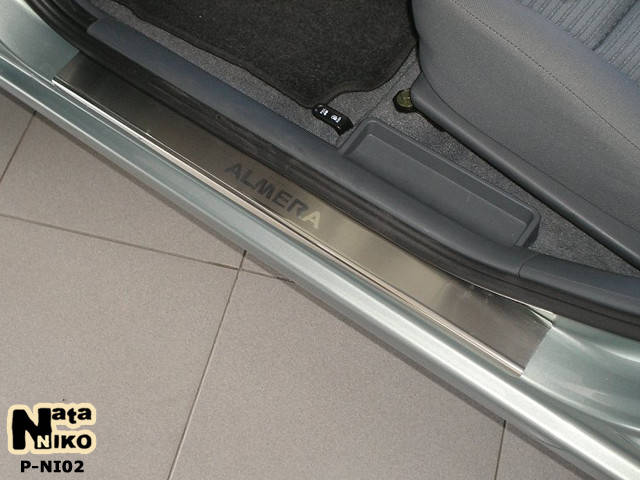 Накладки на пороги Nissan Almera Classic *2006-2012 (Premium комплект ...