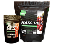 Мощь Массы и Здоровья: Гейнер Mass Up вкус сочная ягода 2,5 кг TNT Nutrition + Омега 3 в подарок