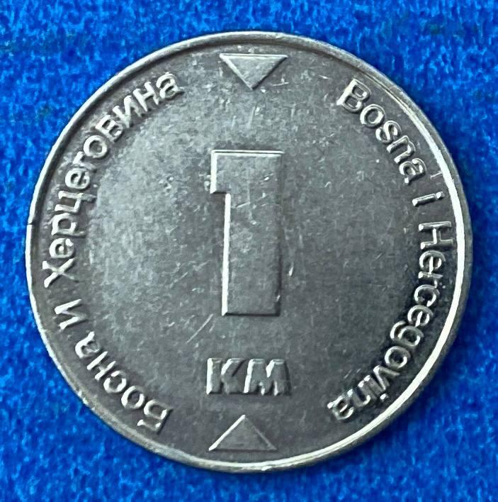 Монета Босніі та Герцеговини 1 кон. марка 2002-21 рр