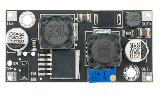 Підвищуючий/знижуючий DC-DC перетворювач XL6019 black 5 - 32V TO 1.3 - 35V Діод SS56