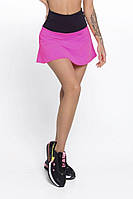 Женская юбка-шорты Designed for Fitness Basic New Pink S FT, код: 6627501