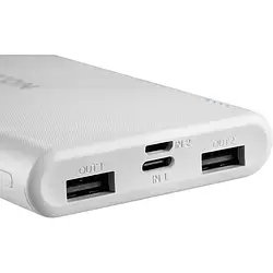 Зовнішній портативний акумулятор Canyon PB-108 10000mAh White 10W