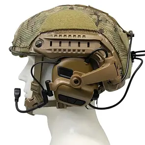 Навушники активні з мікрофоном Earmor M32X-Mark3 MilPro Coyote Brown (M32X-MARK3-CB)