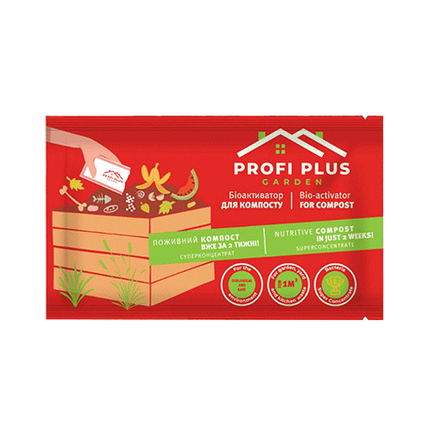 Біоактиватор Profi Plus Garden, 25 г — засіб для компосту, фото 1