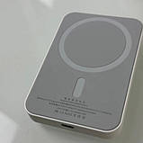 Зовнішній акумулятор бездротовий павербанк Powerbank MagSafe Battery Pack 10000mAh, фото 3