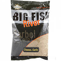 Прикормка Dynamite Baits Big Fish River Groundbait Cheese & Garlic 1.8kg