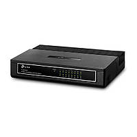 Світч (коммутатор) 100M 16 портів TP-Link TL-SF1016D ver.7.0 чорний новий #