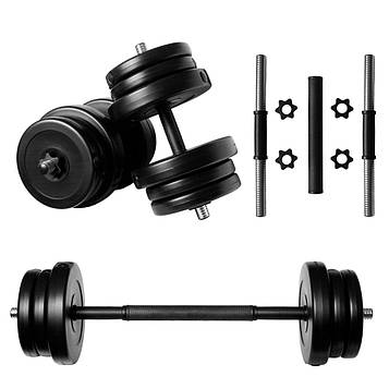 Комплект гантелей 42 кг розбірні 3 в 1 з'єднувач для силових тренувань вдома